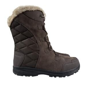 Columbia Winter Boot Ice Maiden II Womens 9.5 Waterproof Insulated Cordovan